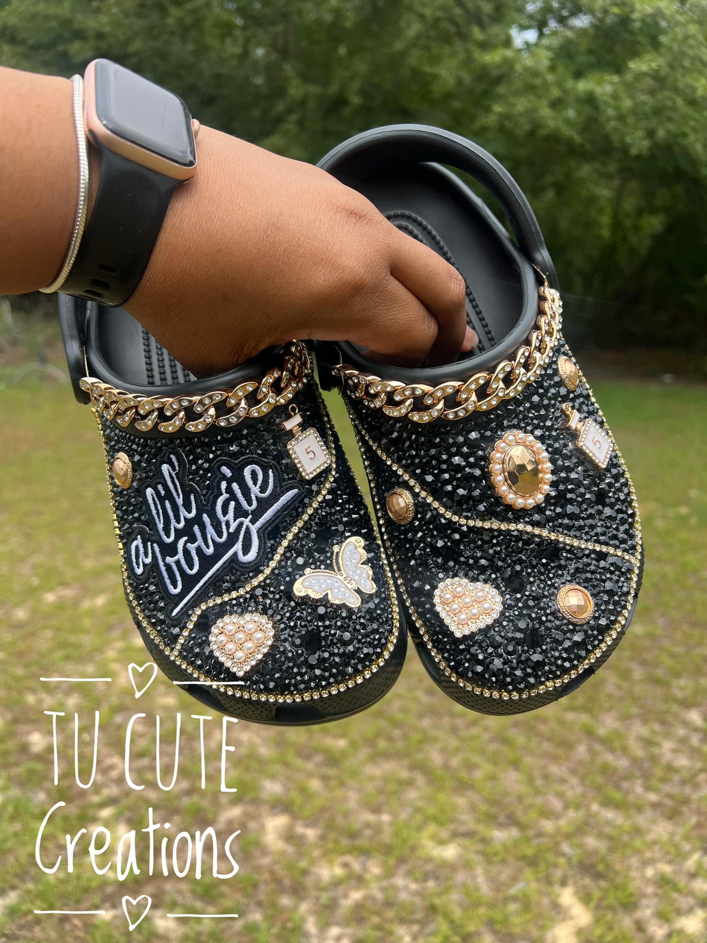 Lil' Bougie Bling Custom Crocs