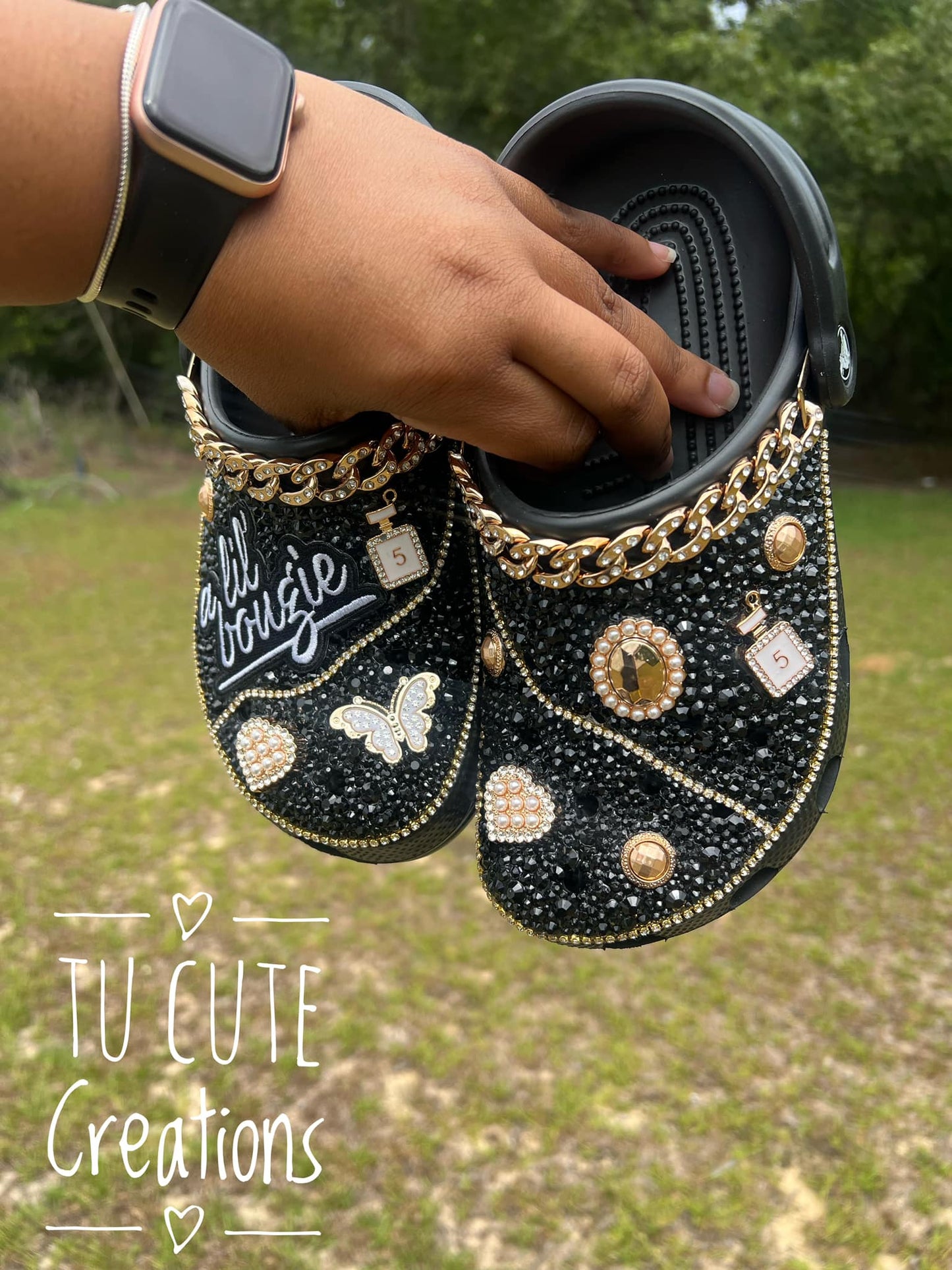 Lil' Bougie Bling Custom Crocs
