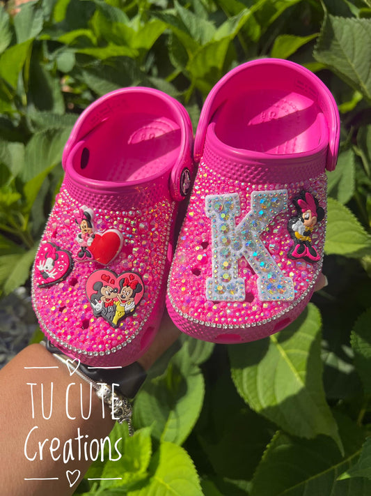 Minnie Mouse Custom Bling Crocs