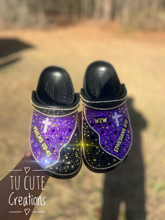 Faith & Favor Bling Crocs